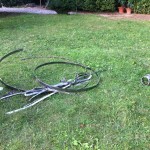 Eugenia Vanni, STELLA n. 2, 2012, scultura in ferro, cinque oggetti